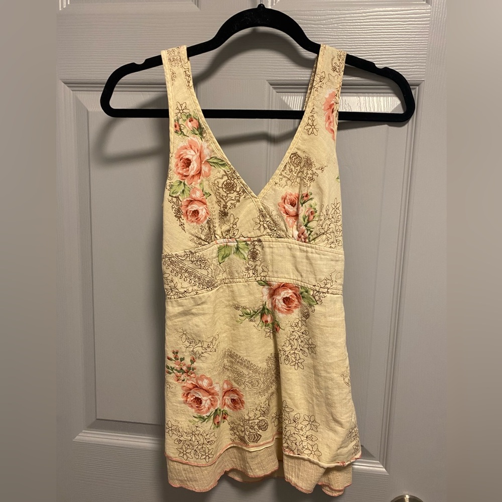 Floral Y2K Tank Top